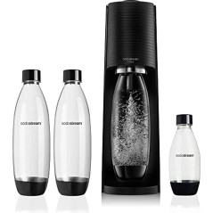 Sodastream New Terra MP Black - Ultimate Carbonation Maker for Effortless Sparkling Water!